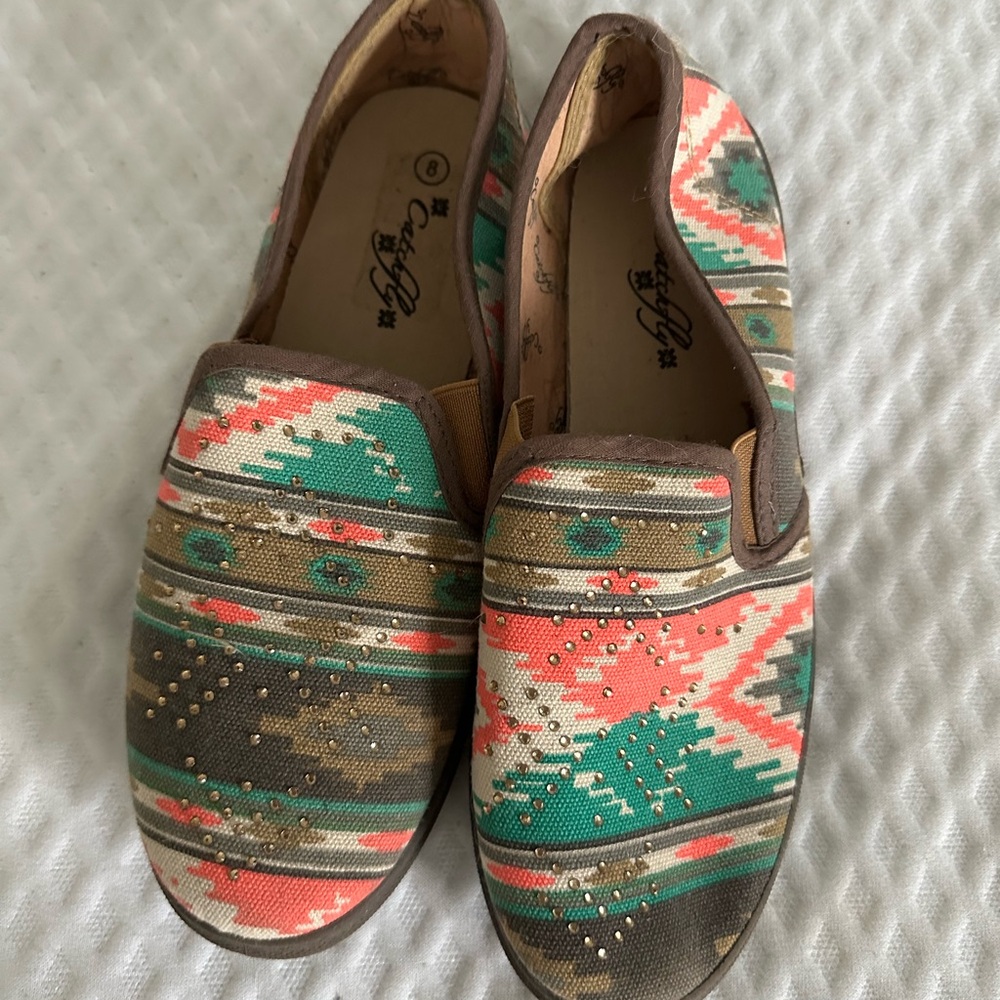 Aztec Slip On Shoes